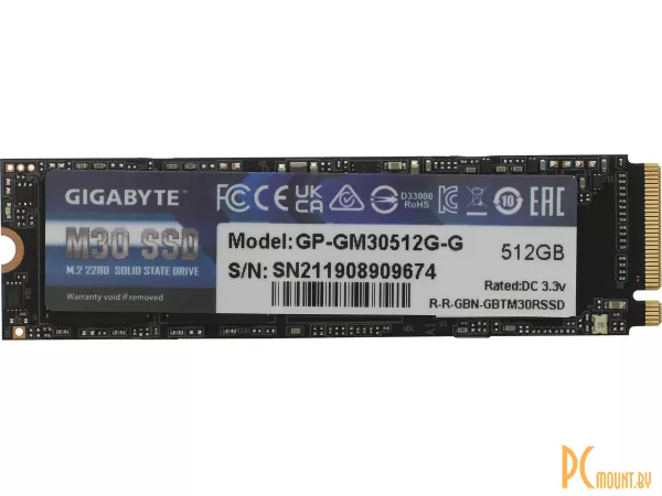 SSD 512GB Gigabyte GP-GM30512G-G M.2 2280