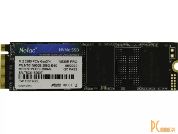 SSD 256GB Netac NT01N930E-256G-E4X M.2 2280
